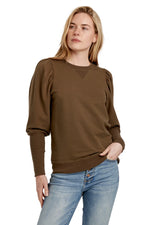 Another Love Tara Vineyard Puffy Sleeve Sweatshirt