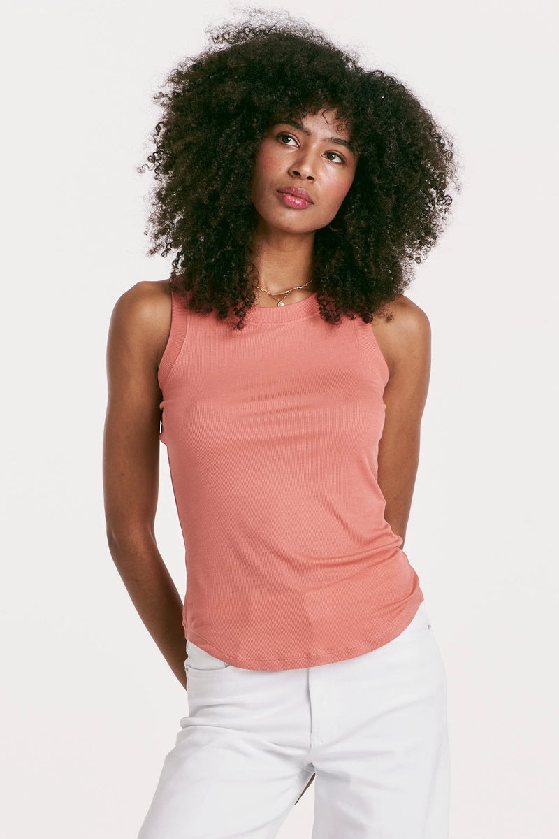 Cleo Ribbed Tank by Another Love