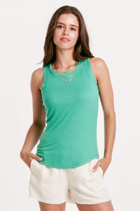 Cleo Ribbed Tank by Another Love