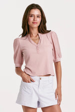 Tanner Puff Sleeve Top by Another Love