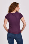 Aimee Scoop Neck Rib Top