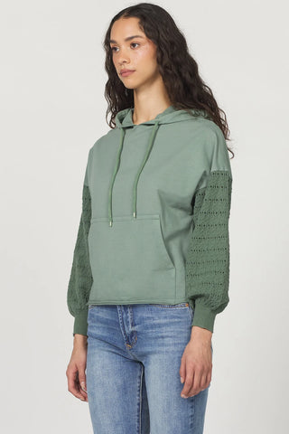 Another Love Elysia Slate Green Hoodie Sweater