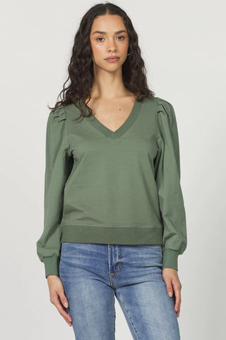 Another Love Sammi Slate Green Pullover