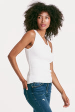 Another Love Charlie Cutout Rib Tank