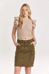 Another Love Rocco Midi Cargo Skirt