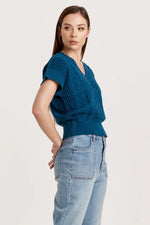 Another Love Scout Empress Teal Sweater Vest