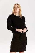 Another Love Marilyn Black Pointelle Sweater