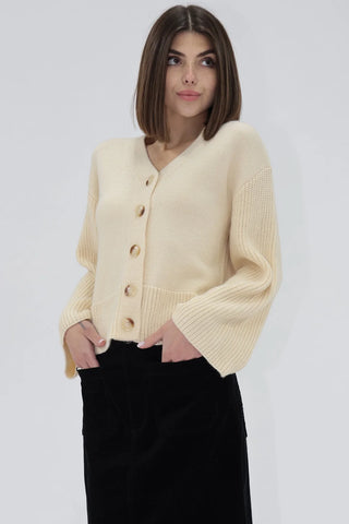 Another Love Samira Vintage Cream Cardigan