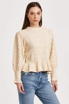 Another Love Stefania Vintage Cream Sweater