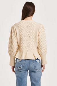 Another Love Stefania Vintage Cream Sweater