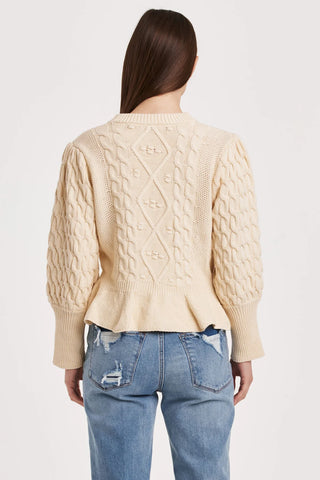 Another Love Stefania Vintage Cream Sweater