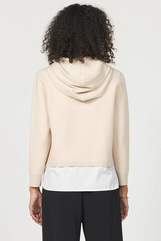 Another Love Shayna Almond Layered Hoodie