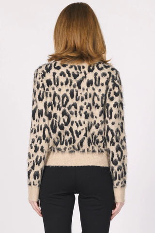 Another Love Mina Snow Leopard Sweater