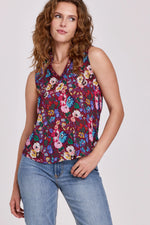 Fia Terrace Blooms Ruffle Tank