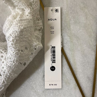 Aqua parsley Lace Top Size XXL