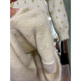 Rare edition Girls' Star Sweater cream Dress with Gold Stars purse