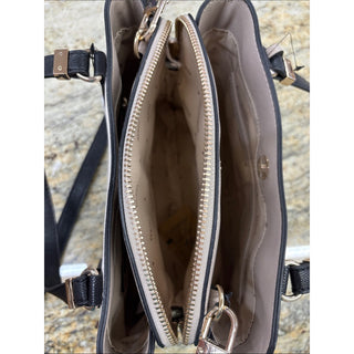 GUESS lyndi small girlfriend satchel bag cream beige
