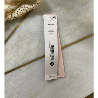 Aqua Cream Cropped Boxy Blouse Size XS