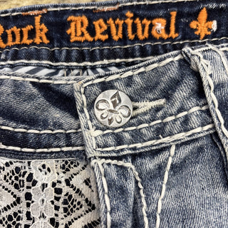 Rock Revival Jeans Lace Shorts 29