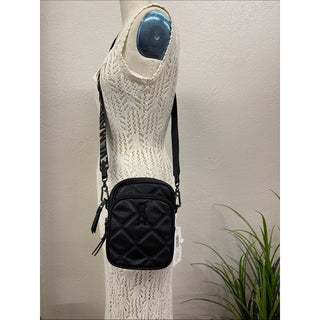 Steve Madden Black Quilted Crossbody Bag