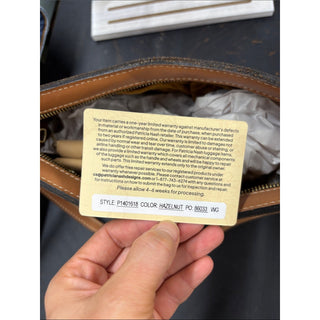 Patricia Nash betta Leather Crossbody Bag