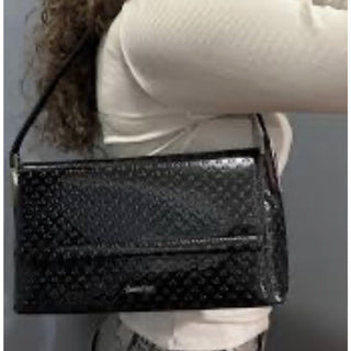 calvin klein Verne Signature Embossed Flap Shoulder Bag