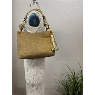 Donna Karan glenwood Metallic Gold Shoulder Bag
