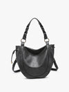 Rowan Paneled Hobo w/ Twisted Handle