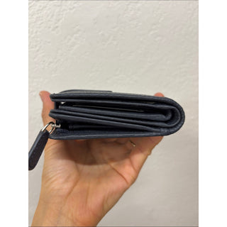 Mancini gray Leather Wallet