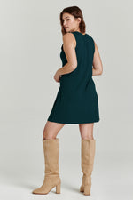 Justine Ribbed Dress in Spruce by Another Love