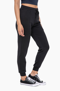 Black Joggers w/Zippered Pockets