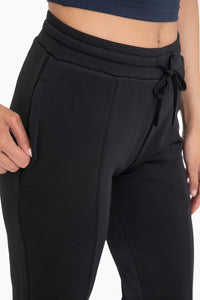 Black Joggers w/Zippered Pockets