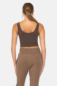 Ribbed Seamless Crop Tank