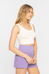 Ribbed Seamless Crop Tank