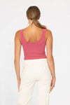 Ribbed Seamless Crop Tank