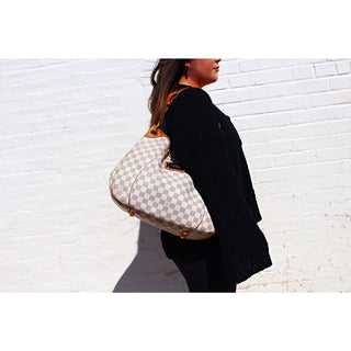 Louis Vuitton Galliera PM Damier Azur Canvas Shoulder Bag