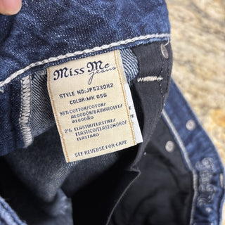 Miss Me Jeans Crystals Embroidered Shorts 29