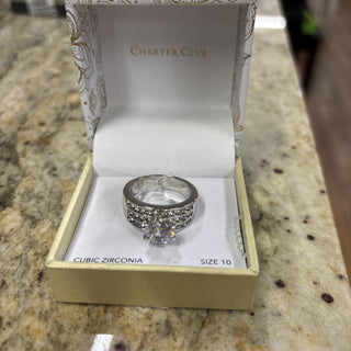 Charter Club Cubic Zirconia | Size 10 Ring