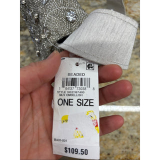 Embellished Ivory Evening Clutch with Crystal Beading