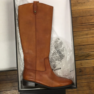 INC International Concepts Women's Brown Leather Knee-High Boots Size US 11 M