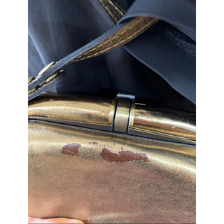 Patricia Nash Metallic Gold Mini Crossbody
