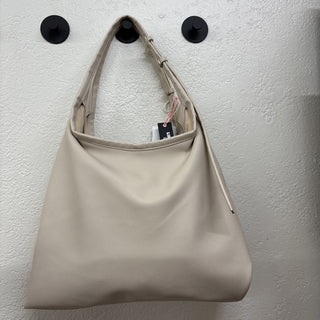 LIKE DREAMS The Diplomat Slouch Tote hobo bag Beige