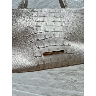 Brahmin Ivory small Mona tote Bag