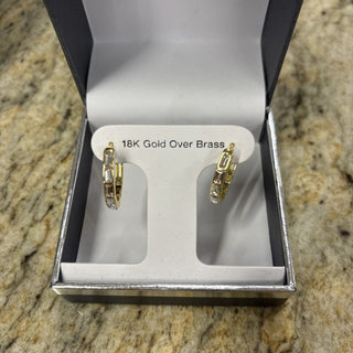 And Now This 18k Gold Over Brass Earrings