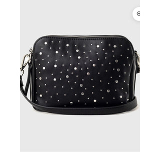 Urban Originals Black Studded Crossbody Bag