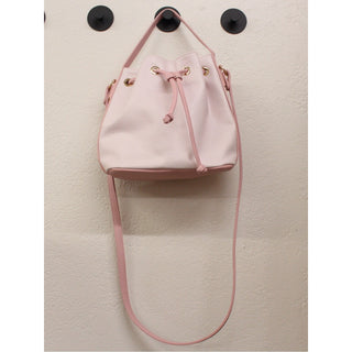 Crossi like dream Light Pink Bucket Shoulder Bag Crossbody