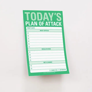 Today's Plan of Attack Great Big Sticky Notes
