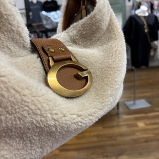 Guess Camden Shearling Shoulder Bag
