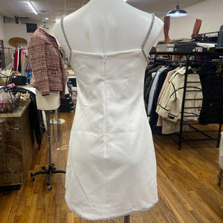 Aqua Elegant Crystal Tank Dress Size S