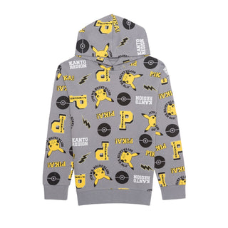Pikachu Pokémon kids fleece hoodie long sleeve size XL